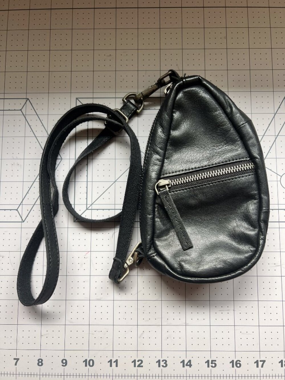 Free People Coffee Date Mini Crossbody Bag in Black - Picture 12 of 12